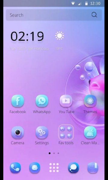 СМ лаунчер theme Underwater 1.1.1