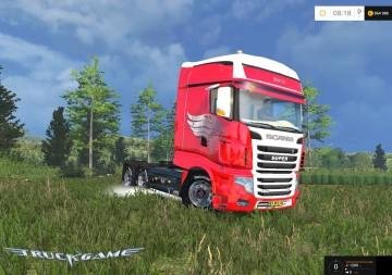 scaniar700e red