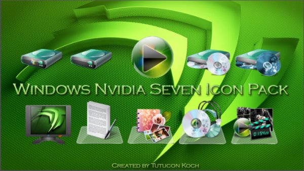 Windows nvidia seven Icons
