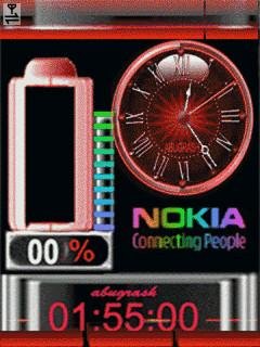 Nokia часы заряд батареи анимация