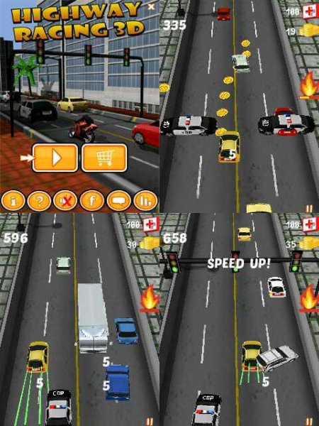 Highway Racing 3D 240x400 TS BugsFixed