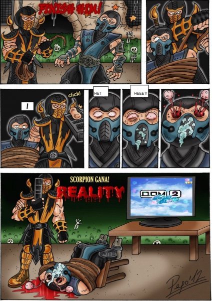 Комиксы-Mortal-Kombat-дом-2-знаменитости