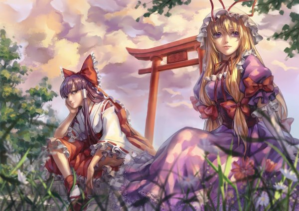 windyakuma - Hakurei Reimu Yakumo Yukari