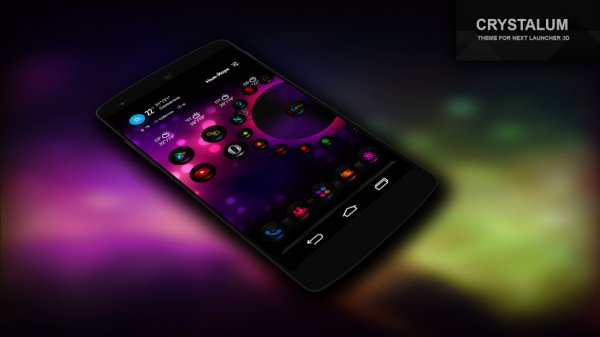 Next Launcher Theme Crystalum - v.1.3