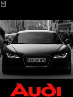 Audi r8 black car