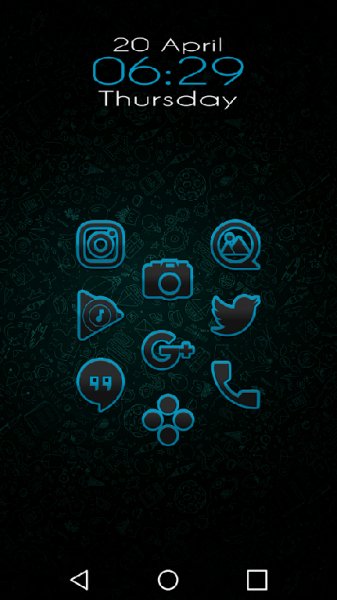 Raid v3 Blue Icon Pack 1.1