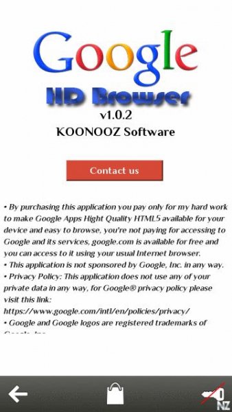 Google HD Browser v 1 01 3