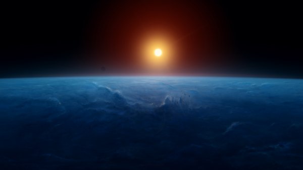 sunrise horizon earth 4k 8k-7680x4320