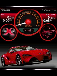 Turbo speed car спидометр скорпион