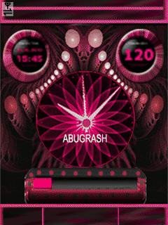 Rose часы заряд батареи анимация