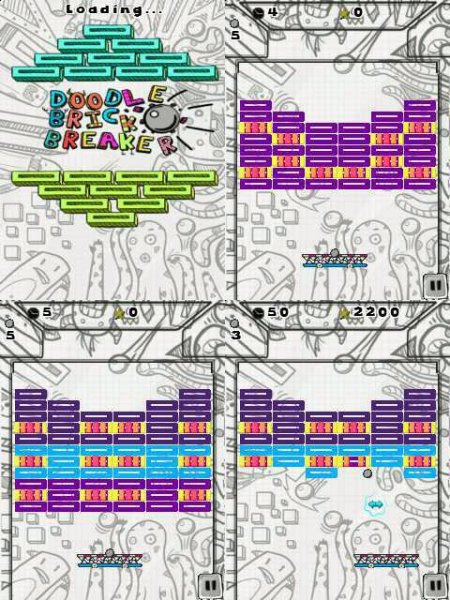 Doodle Brick Breaker 176x208 N72