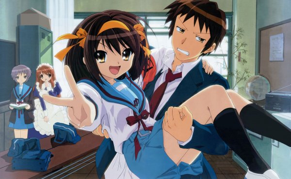 Konachan.com - 3777 asahina mikuru kyon nagato yuki suzumiya