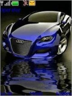 Blue Audi