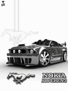 Nokia mustang car анимация