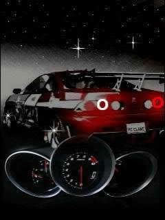 Car animated спидометр