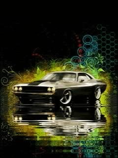 Dodge challenger анимация