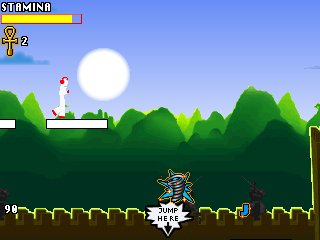 jumping trip
