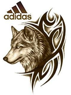 Wolf adidas волк