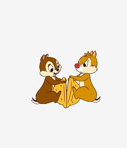LINE Official Stickers - Chip 'n' Dale Pop-Up Stic