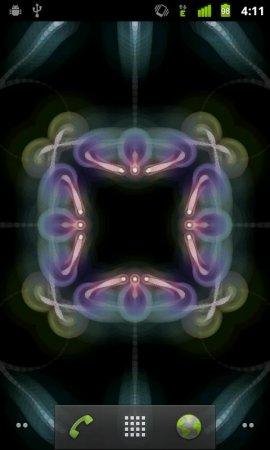 Glow Kaleidoscope live wallpaper