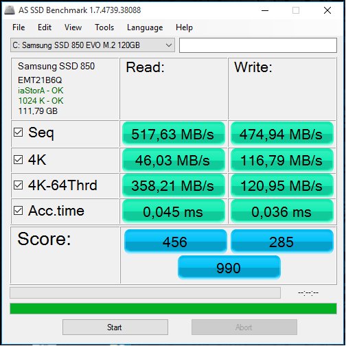 AS SSD Benchmark