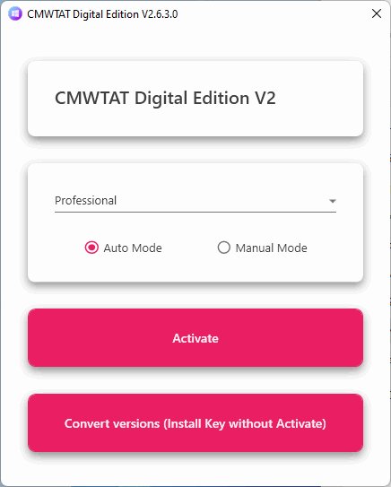 CloudMoe Windows 10+Activation Toolkit Digital Edition 2.6.3