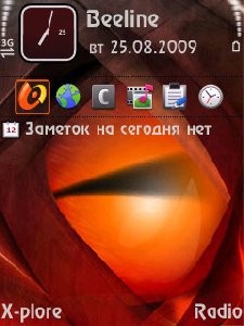 The eye by blue ray