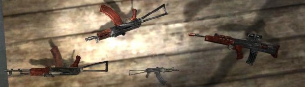 Деревянные текстуры AK74, AK74-У, L85