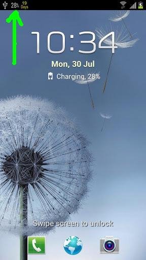 Аккумулятор процентах 1.7.7