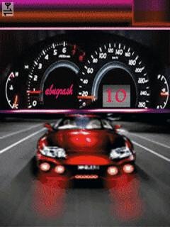 Red car speed спидометр анимация