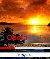 Sunset splash Opera Mini by Storm