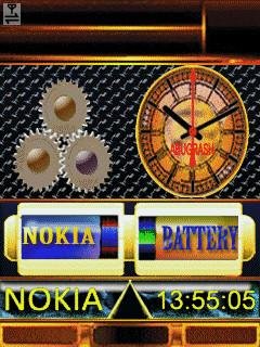 Nokia часы заряд батареи анимация