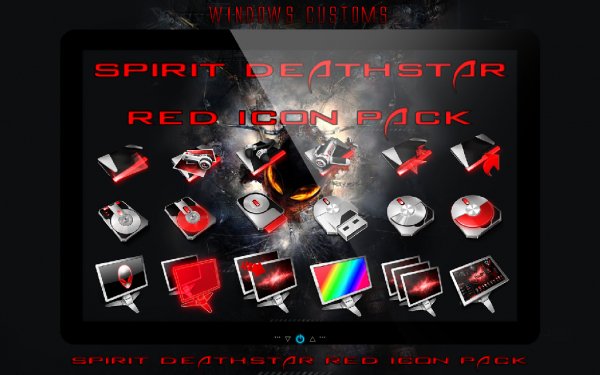 Spirit DeathStar-Red-iPack