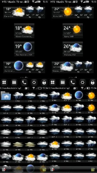 Mod Icons Weather WeatherClock v.33 By Vitan04