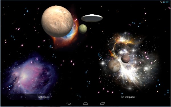 3D Space Live Wallpaper Full - v.1.76