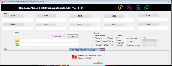 Windows Phone8 SMD binary USB Downloader v3.45