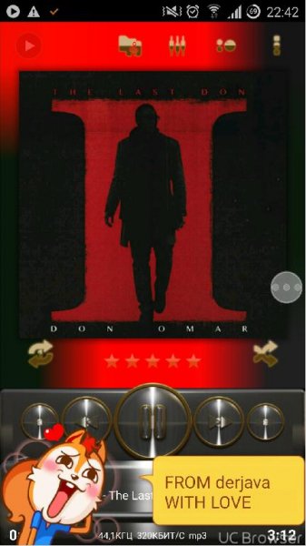 Gold-Platinum Poweramp skin v3.02