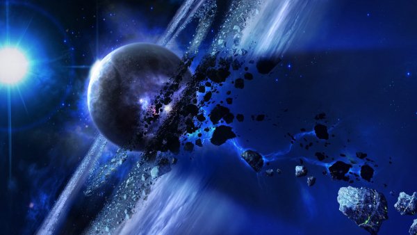 kosmos planeta asteroid 104853 2560x1440