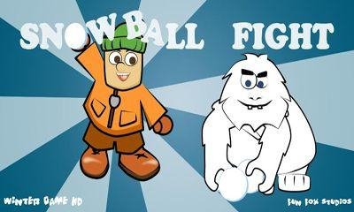 snowball fight winter game hd