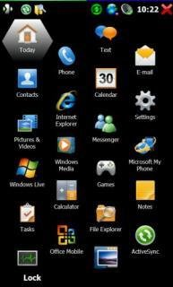 WM6.5 Start Menu 4 7