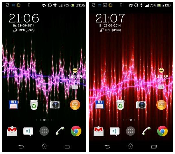 Музыка в цвете HD Живые обои 1.0
