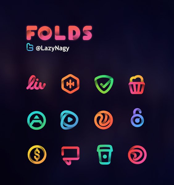 Folds - Icon Pack v1.3