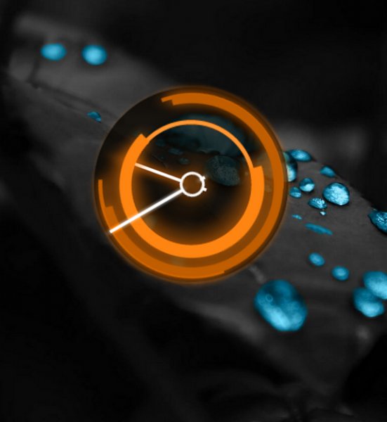 MIUI Glow Clock