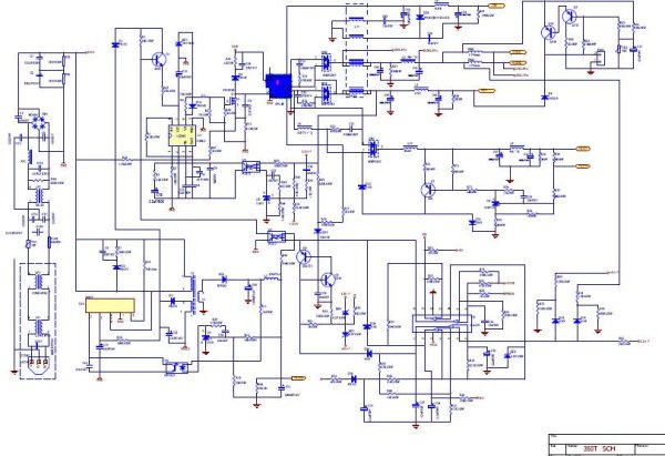 Схема блока питания 350T Фирмы Nuitek (C