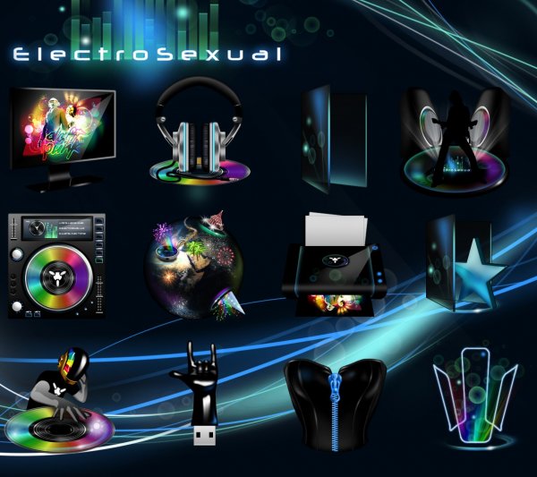 Electro Sexual IconPack 7TSP