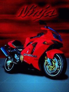 Kawasaki Ninja.Animacija