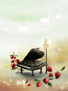 piano clock