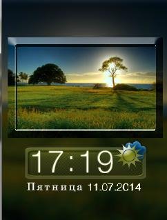 4.День ночь Цифровые часы Фл.2.0