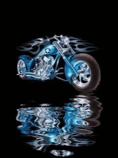 Neon bike анимация
