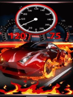 Car fire bugatti анимация  спидометр